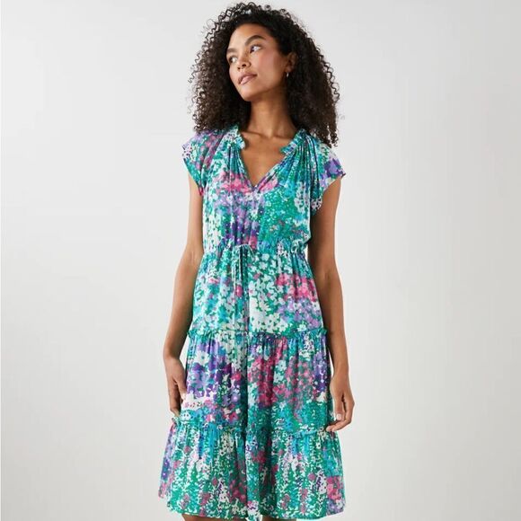 Rails Juni Gardenia Floral Dress Small NWT - Picture 3 of 7